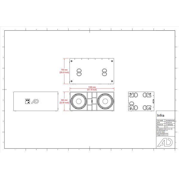 AD-Systems - TouringInfra (18? Doppel Touring Subwoofer)