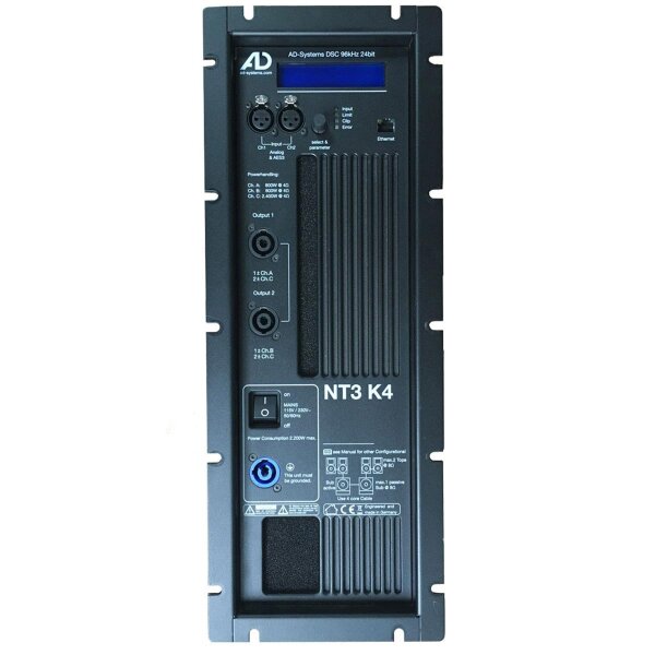 AD-Systems - NT3-K4 Modul (4.000 Watt DSP-Aktivmodul)
