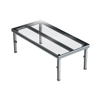 ModulaDecks Bühnenpodest mit transparenter...