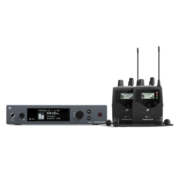 Sennheiser - EW IEM G4-TWIN- In-Ear All-in-One-System