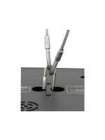 Sicherungsseil AG-15 4x1000mm bis 15kg (BGV C1) beidseitig Kausche, silber