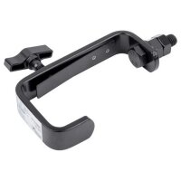 SDJ SG CL10NBK Theaterhaken Stahl Schwarz 35mm bis 50mm...