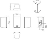 Optimal Audio CUBOID5-W 5" cabinet speaker, 50w...