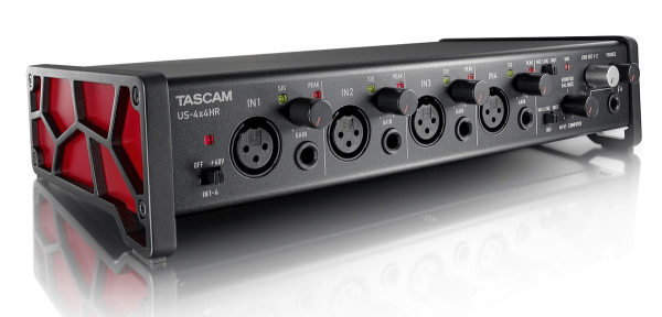 Tascam US-2x2HR USB-C Audio-/MIDI-Interface,(4 Ein- und Ausgänge)