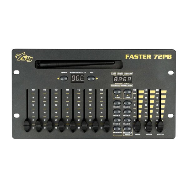 SDJ FASTER 72PB 72 channel DMX wireless control with battery