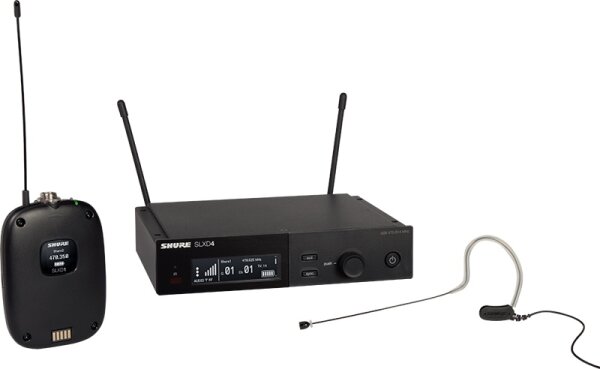 Shure SLXD14+/E153B Digitales Drahtlossystem mit Taschensender
