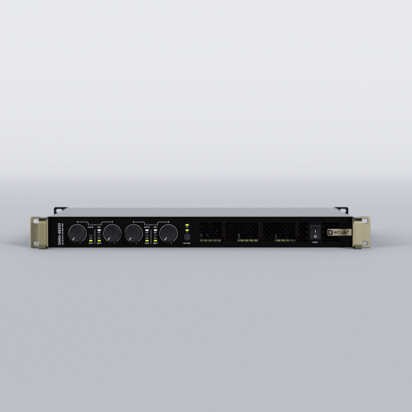 ecler DARA-4B300 4x300 W RMS @ 4 Ω | LoZ&HiZ | DSP | Klasse D, netzwerkfähiger Verstärker