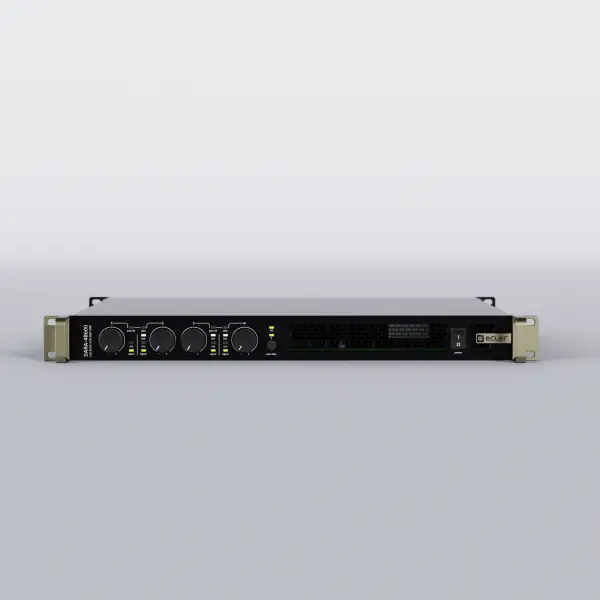 ecler DARA-4B600 4x600 W RMS @ 4 Ω | LoZ&HiZ | DSP | Klasse D, netzwerkfähiger Verstärker