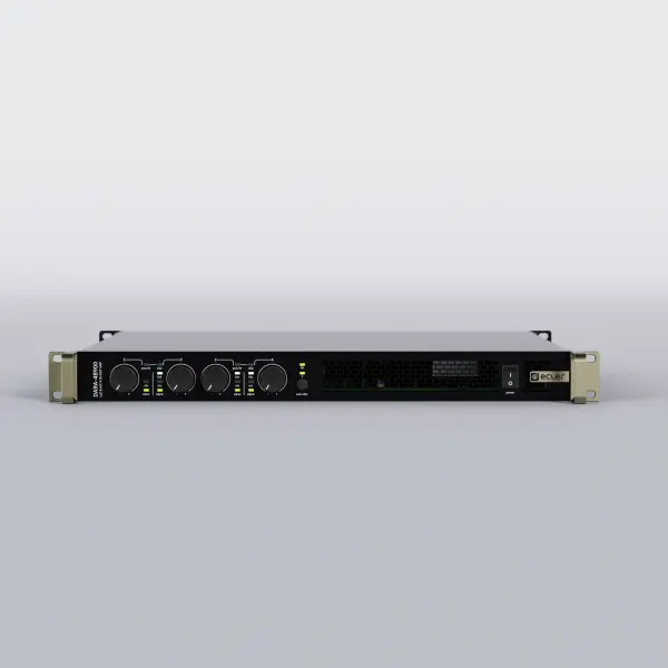 ecler DARA-4B900 4x900 W RMS @ 4 Ω | LoZ&HiZ | DSP | Klasse D, netzwerkfähiger Verstärker